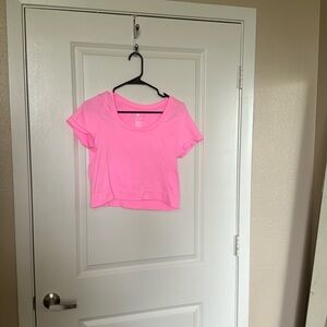 Pink Workout Top